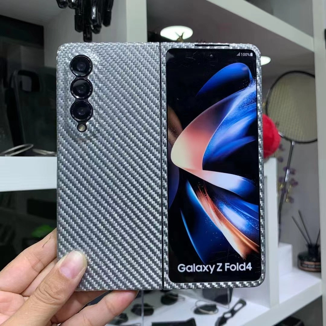 YTF-Carbon Fiber Case For Samsung Galaxy Z Fold - Premium Mobile Phone Cases from Dressmycell.com - Just $44.00! Shop now at Dressmycell.com YTF-Carbon Fiber Case For Samsung Galaxy Z Fold - Premium Mobile Phone Cases from Dressmycell.com - Just $44.00! Shop now at Dressmycell.com